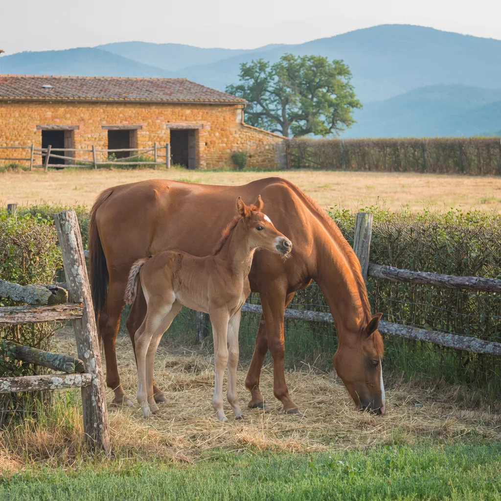 Élevage de chevaux, Centre équestre de Montmeyre, Villevocance